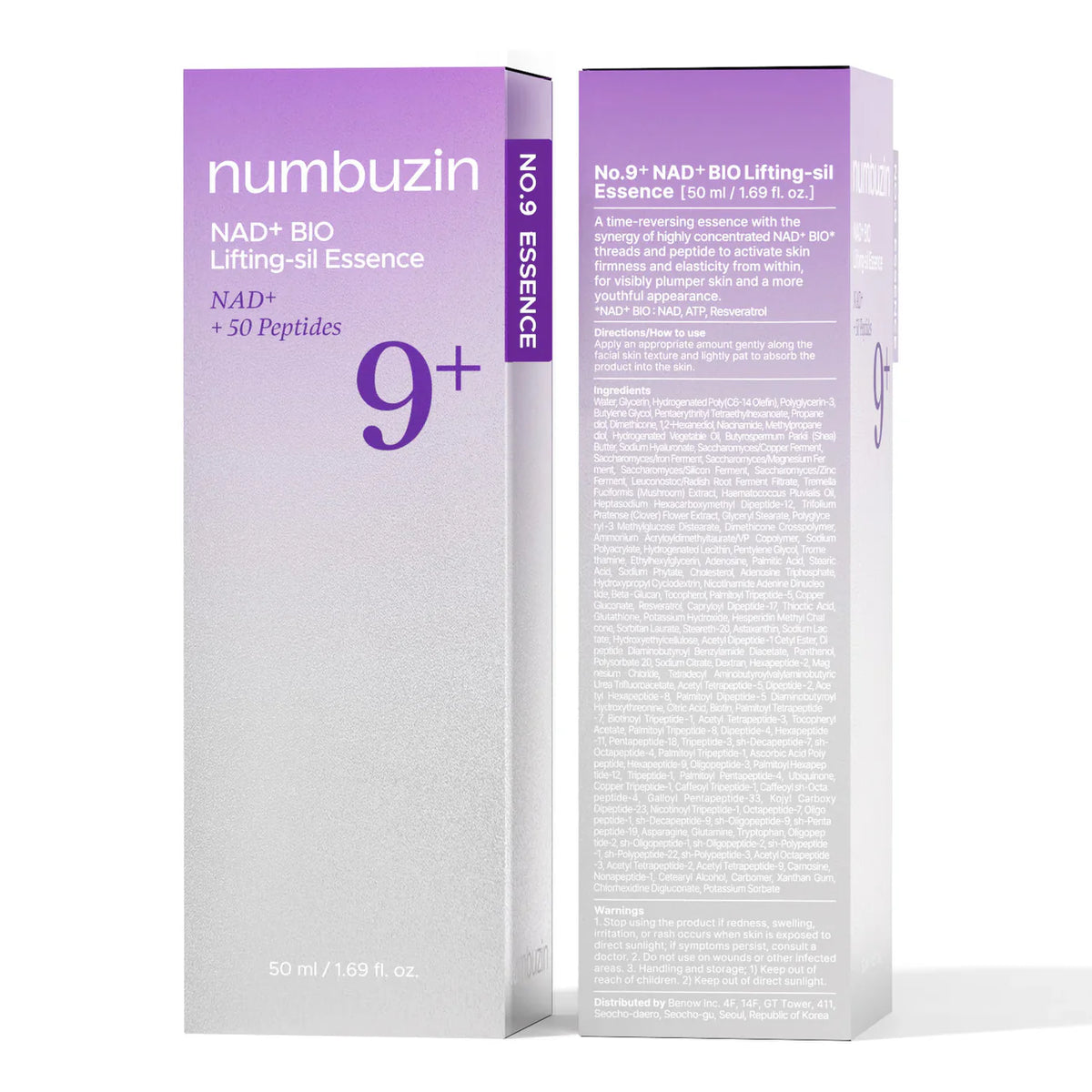 Numbuzin - No.9 NAD Bio Lifting-sil Essence 50ml
