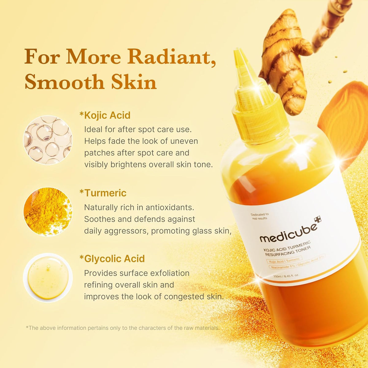 Medicube Kojic Acid Turmeric Smoothing Toner
