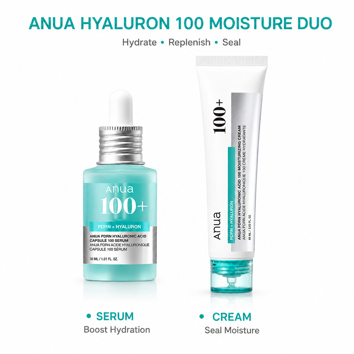 Anua Hyaluron 100 Moisture Duo