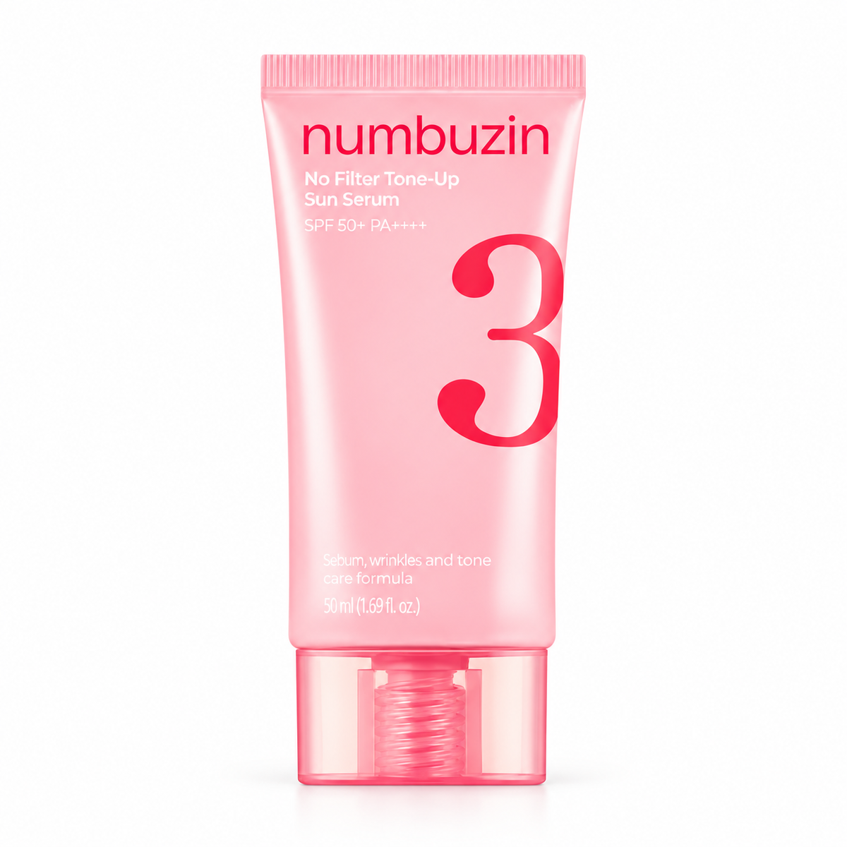 Numbuzin No.3 No Filter Tone Up SPF50+ Sun Serum 02 Glow