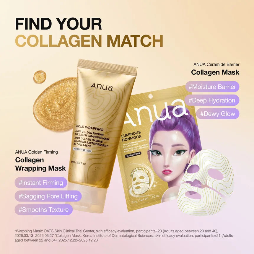 Anua Golden Firming Collagen Wrapping Mask