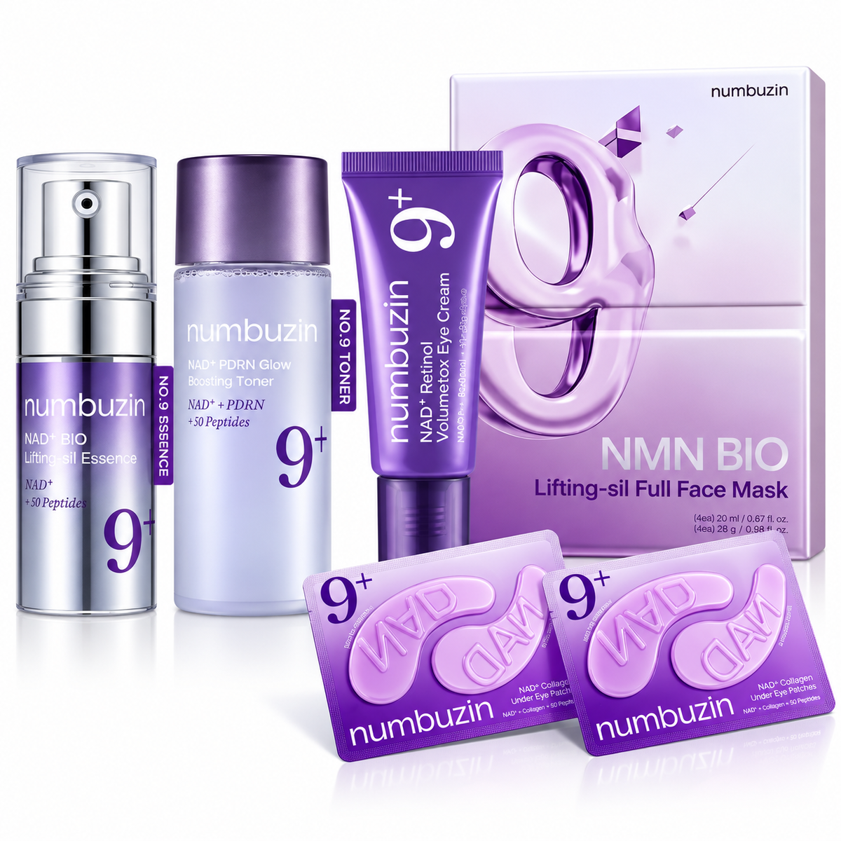 Numbuzin No.9 NAD+ Trial Kit for Anti-Aging & Firming