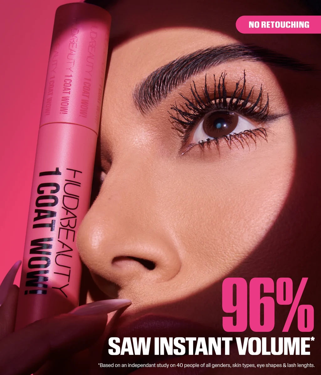 Huda Beauty 1 Coat WOW! Extra Volumizing and Lifting Mascara