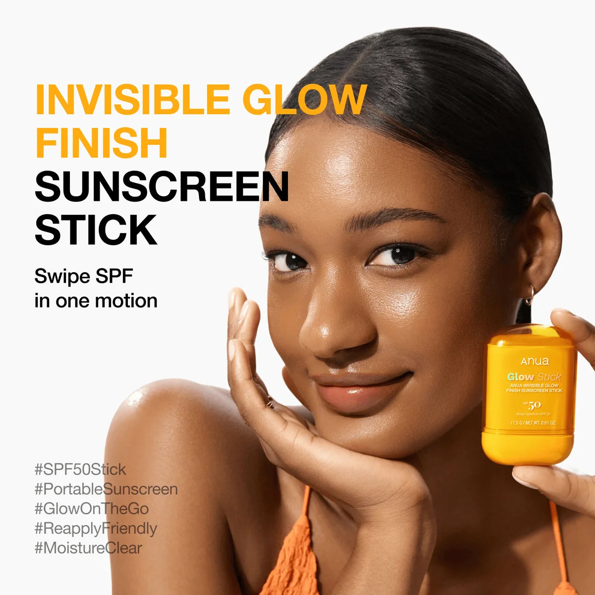 Anua Invisible Glow Finish Sunstick SPF50
