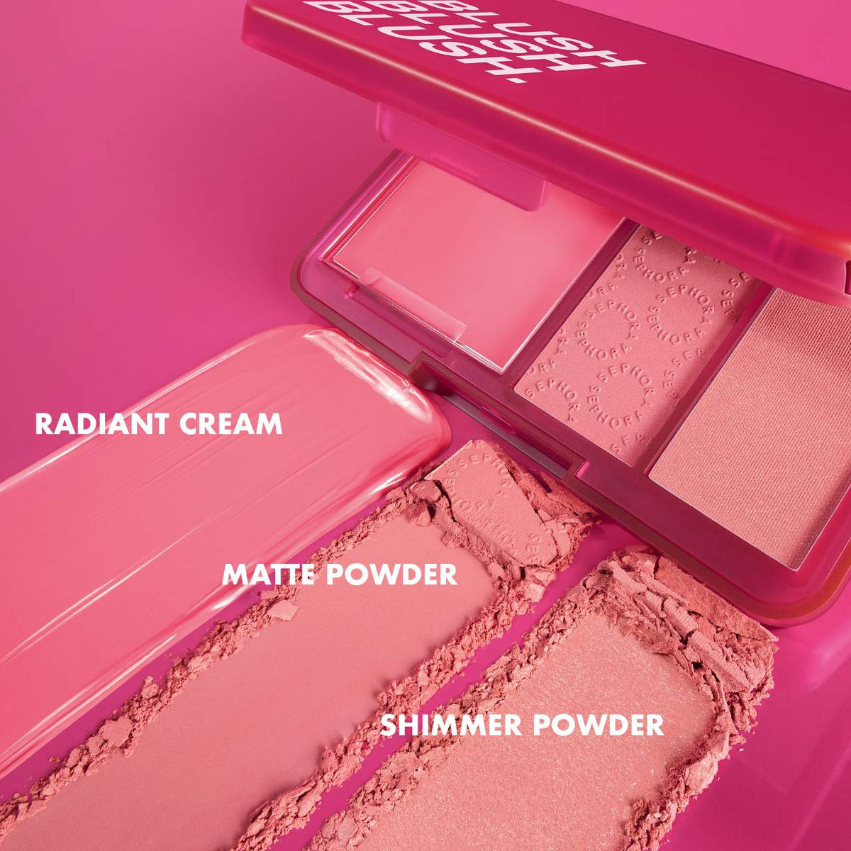 SEPHORA Blush Blush Blush. Cream & Powder Palette
