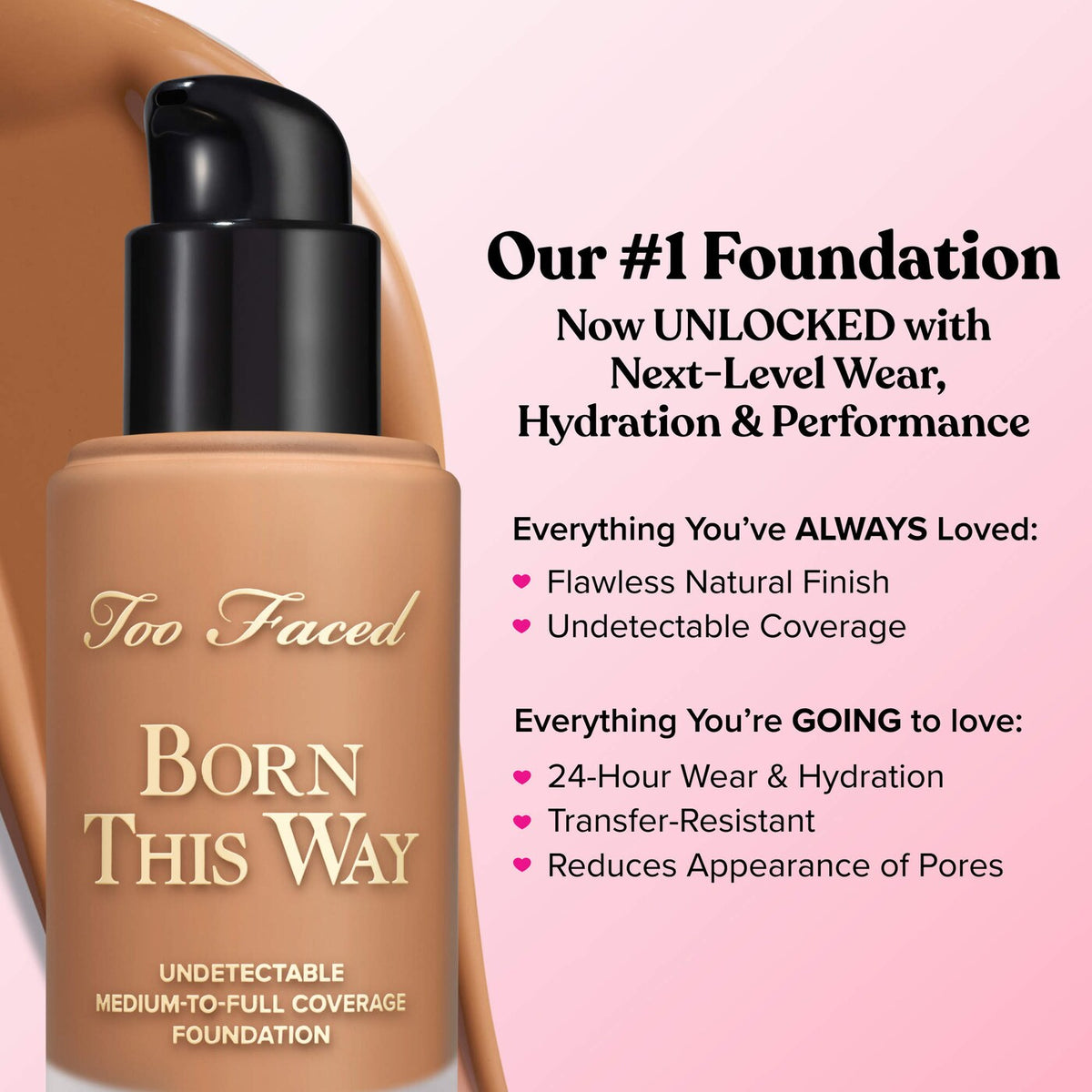 Faced Born This Way Undetectable Medium-To-Full Coverage Foundation
