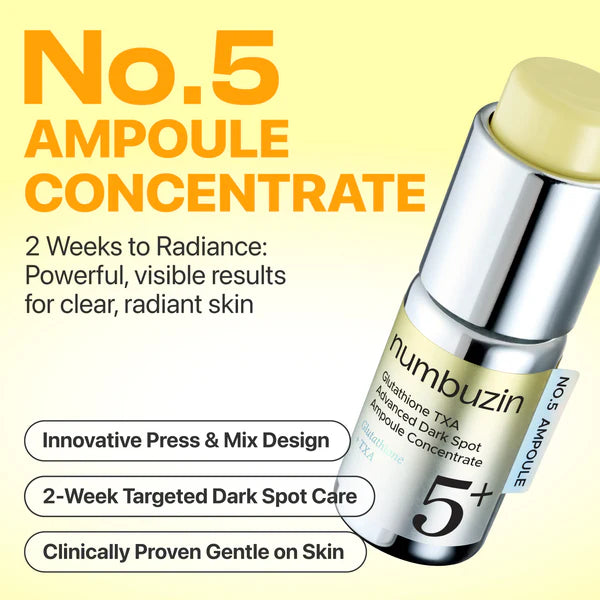 Numbuzin No.5 Glutathione TXA Advanced Dark Spot Ampoule