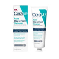 CeraVe Acne Clay-To-Foam Cleanser ,Mask and Spot Treat