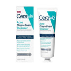CeraVe Acne Clay-To-Foam Cleanser ,Mask and Spot Treat