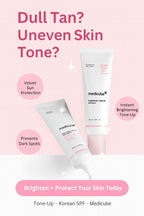 Medicube PDRN Pink Tone-Up Sun Cream SPF50+ PA+
