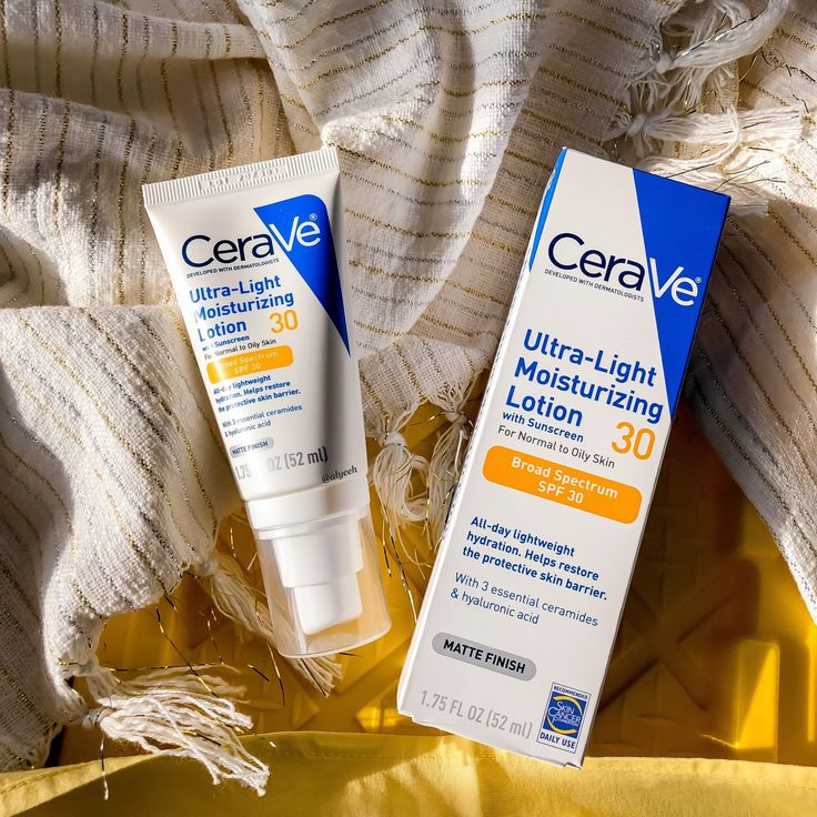 CeraVe Sunscreen Ultra-Light Moisturizing Face Lotion SPF 30