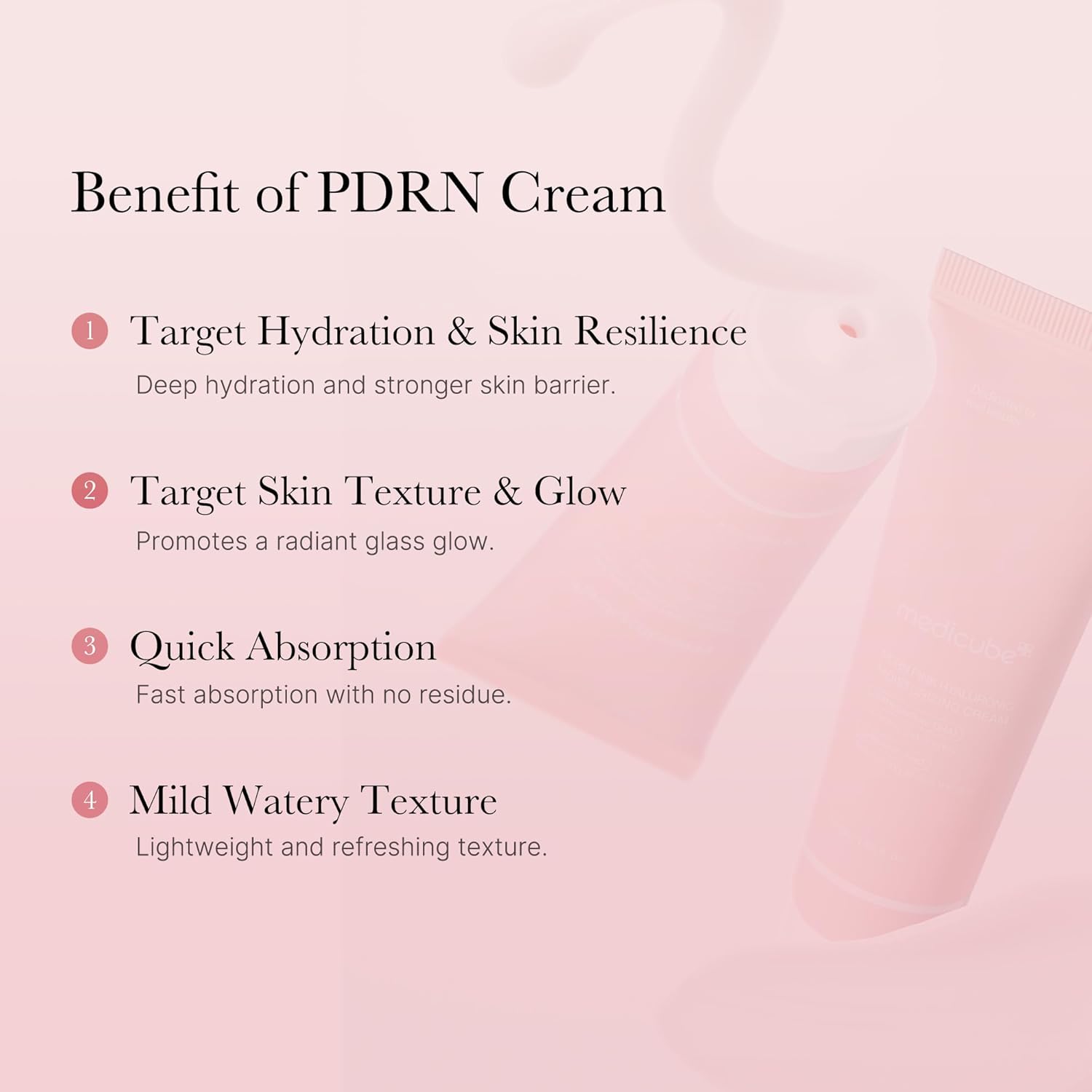 Medicube PDRN Pink Hyaluronic Moisturizing Cream