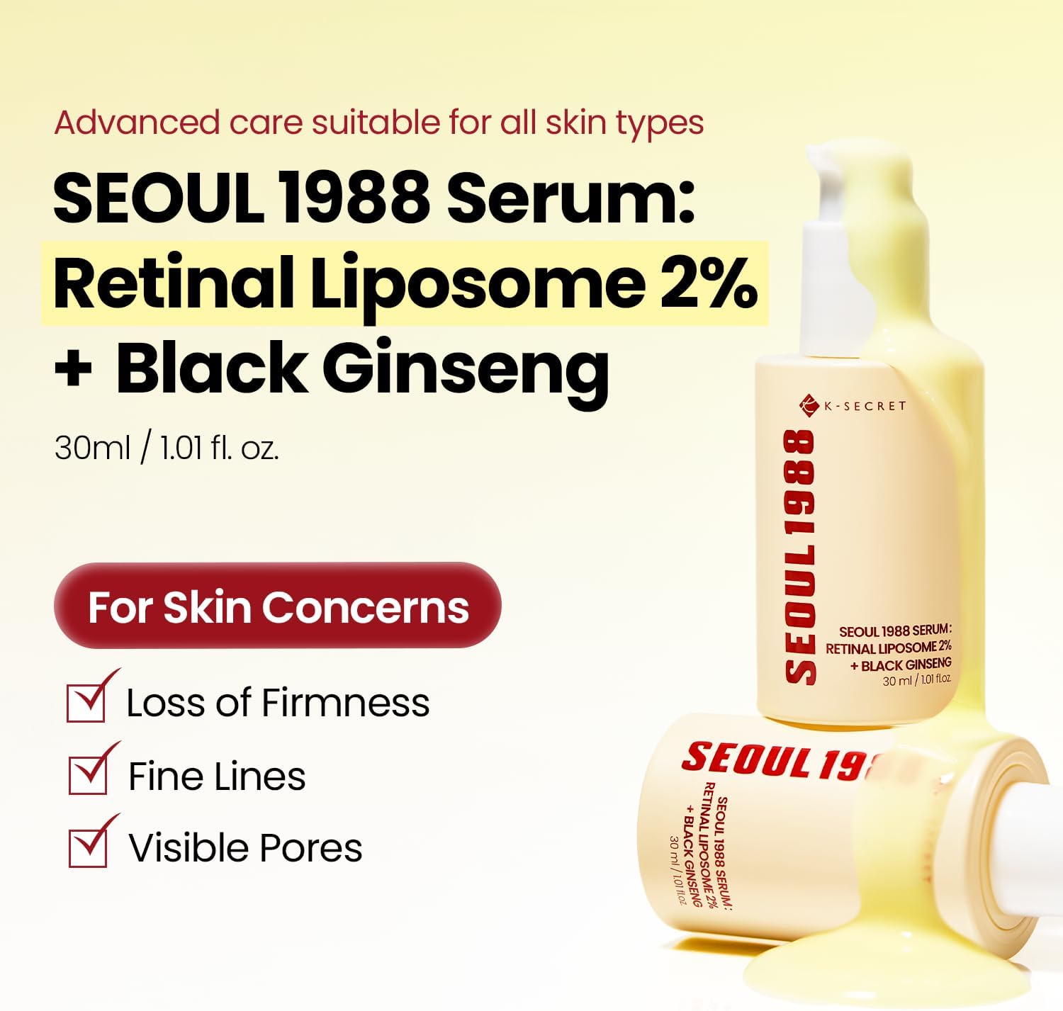 K-SECRET Seoul 1988 Retinal 2% Serum - 30ml