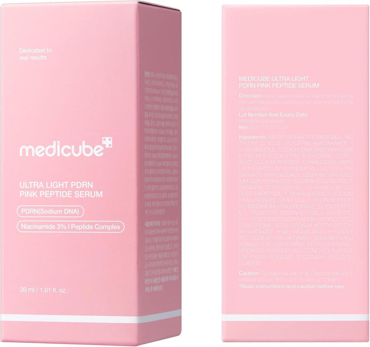 Medicube Ultra Light PDRN Pink Peptide Serum 30ml