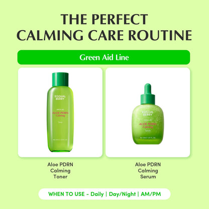 EQQUALBERRY Green Aid Aloe PDRN Calming Toner