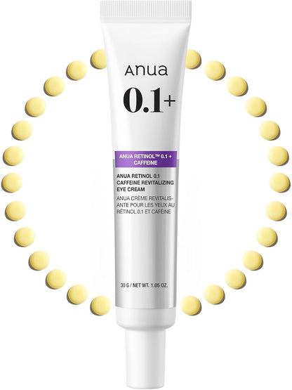 Anua Retinol 0.1 Caffeine Revitalizing Eye Cream