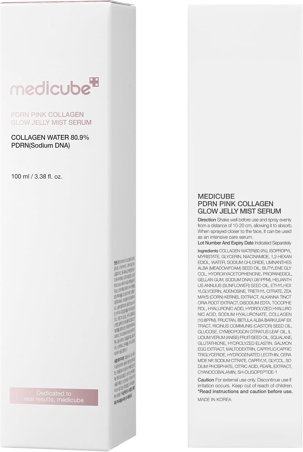 Medicube PDRN Pink Collagen Glow Jelly Mist Serum