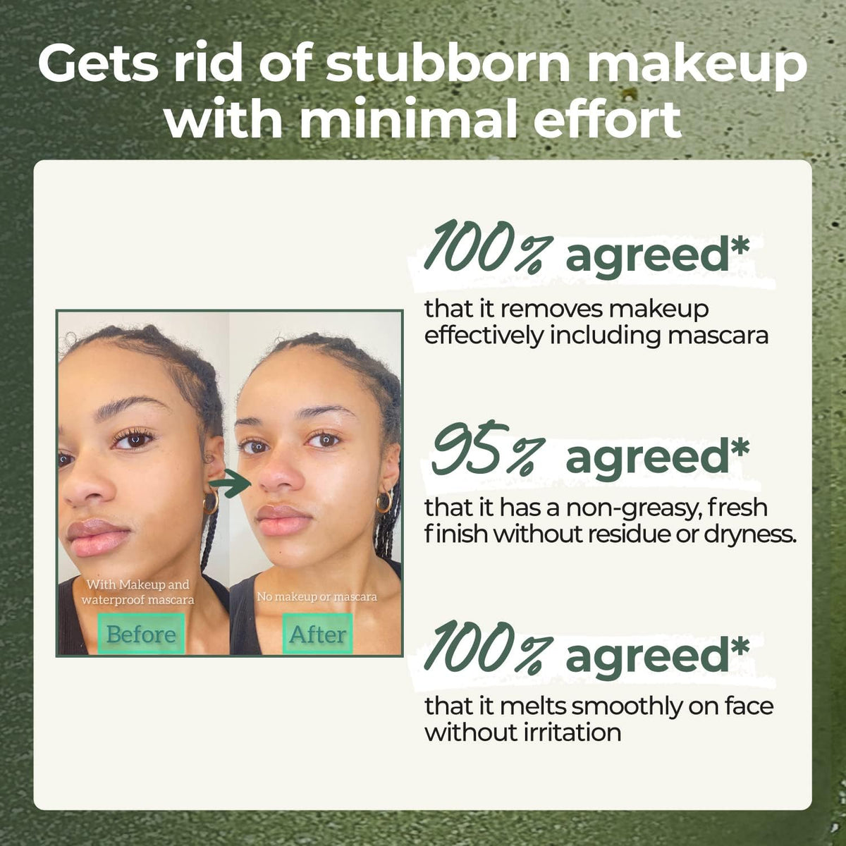 Numbuzin No.3 Skin Softening Mask-Cleansing Balm with Green Tea & Charcoal