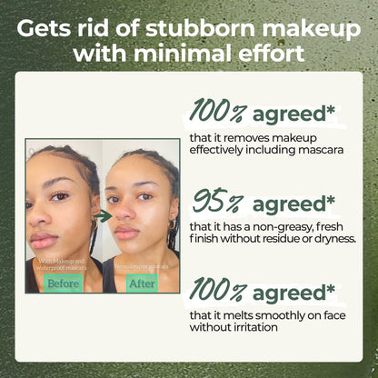 Numbuzin No.3 Skin Softening Mask-Cleansing Balm with Green Tea & Charcoal