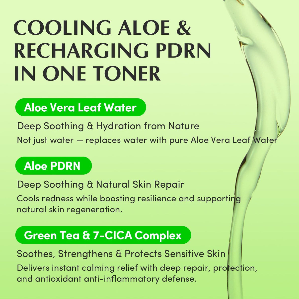 EQQUALBERRY Green Aid Aloe PDRN Calming Toner