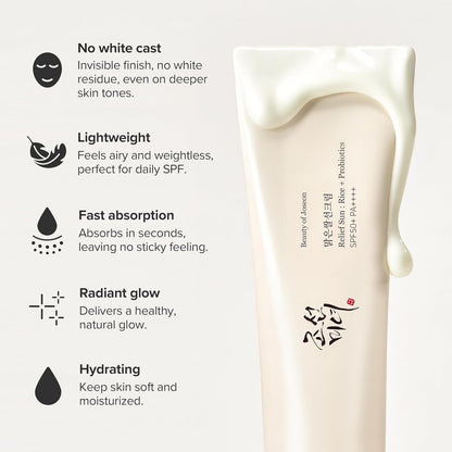 Beauty of Joseon Relief Sun: Rice + Probiotics SPF50+
