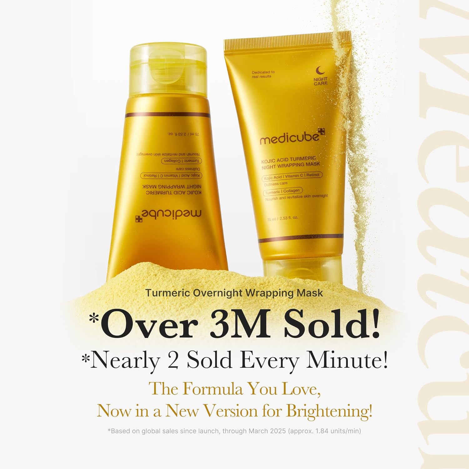 Medicube Kojic Acid Turmeric Night Wrapping Mask – 75ml