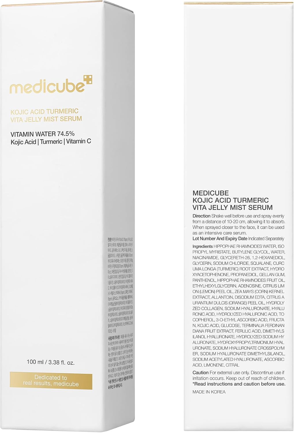 Medicube Kojic Acid Turmeric Vita Jelly Mist Serum