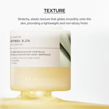 SKIN1004 Madagascar Centella Retinol 0.2 Boosting Shot Ampoule