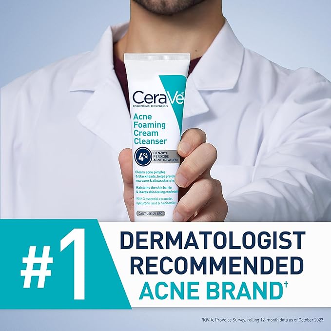 CeraVe Acne Foaming Cream Cleanser 150gm