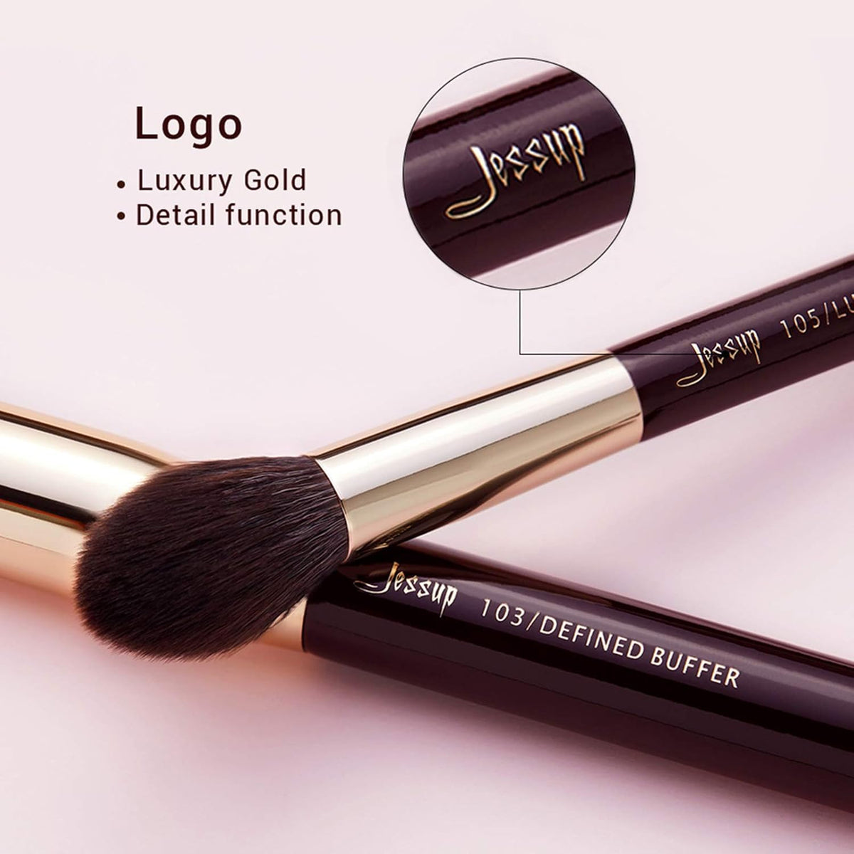 Jessup Makeup Brushes Set Professional 25PCS