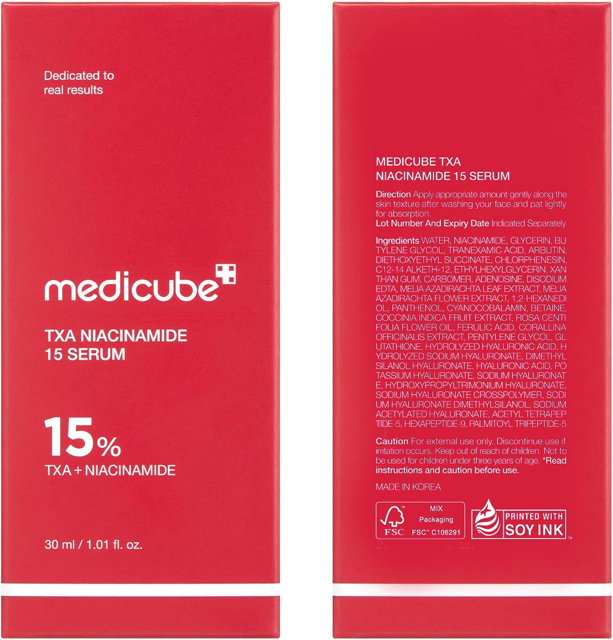 Medicube TXA Niacinamide 15 Serum 30ml