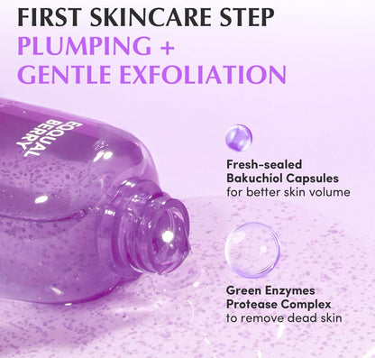 EQQUALBERRY Deep Care Bakuchiol Plumping Capsule Toner