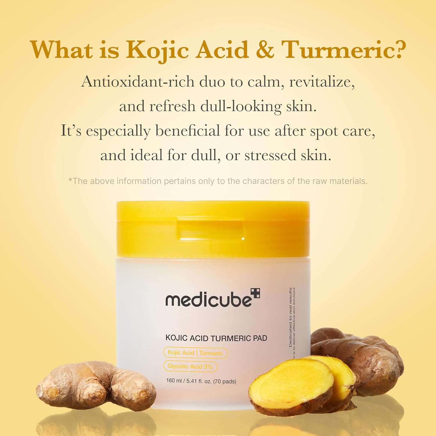 Medicube Kojic Acid Turmeric Pad – 70 Pads