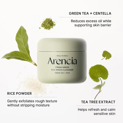 Arencia Fresh Green Rice Mochi Cleanser