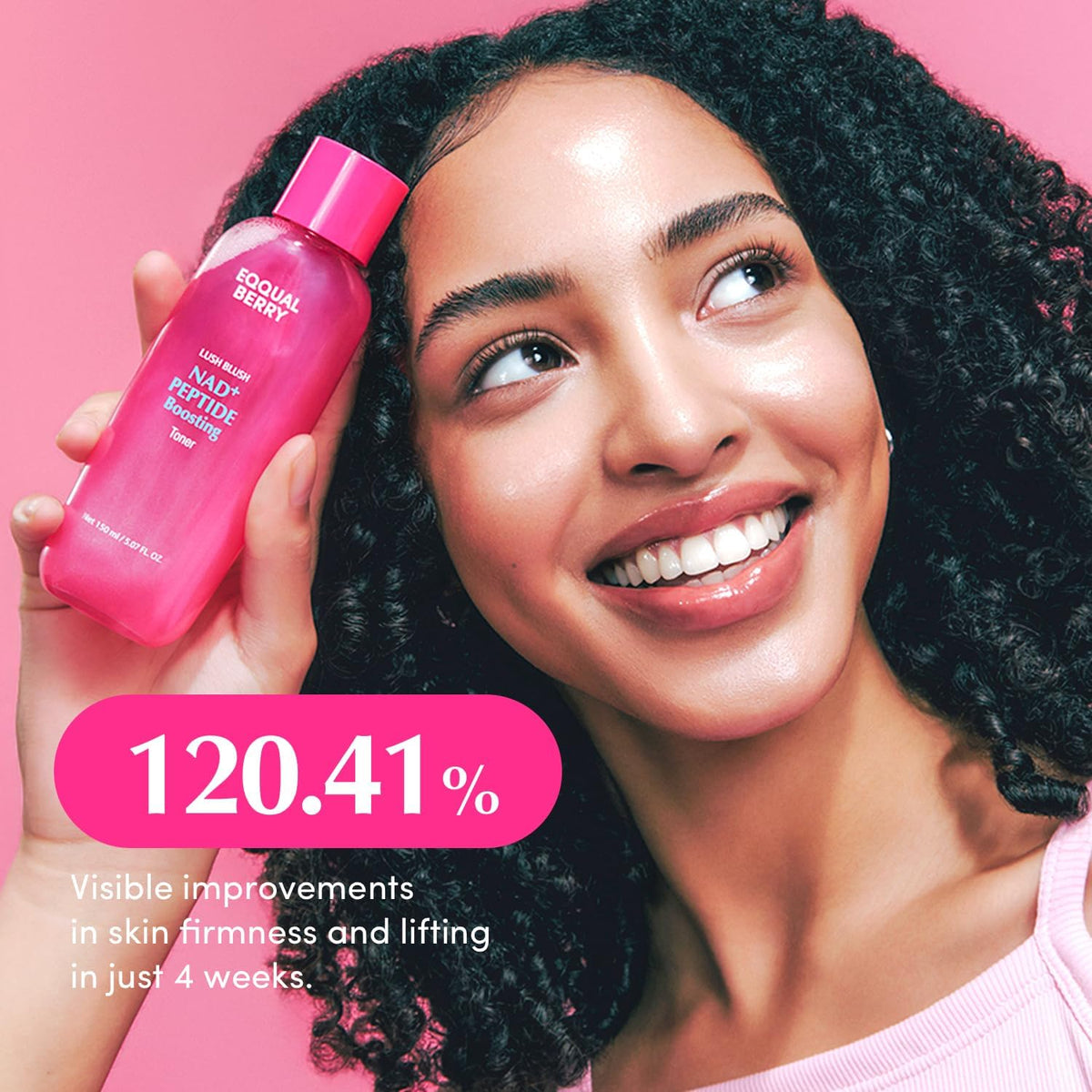 EQQUALBERRY Lush Blush NAD+ Peptide Boosting Toner