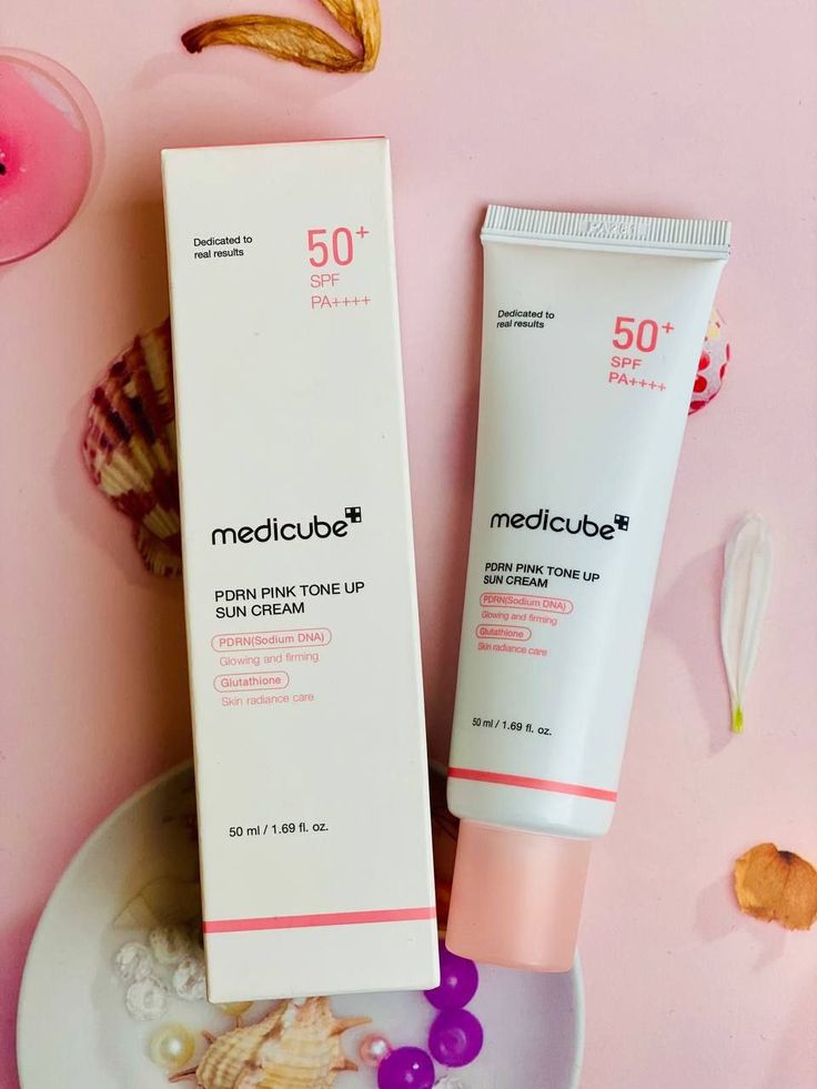 Medicube PDRN Pink Tone-Up Sun Cream SPF50+ PA+
