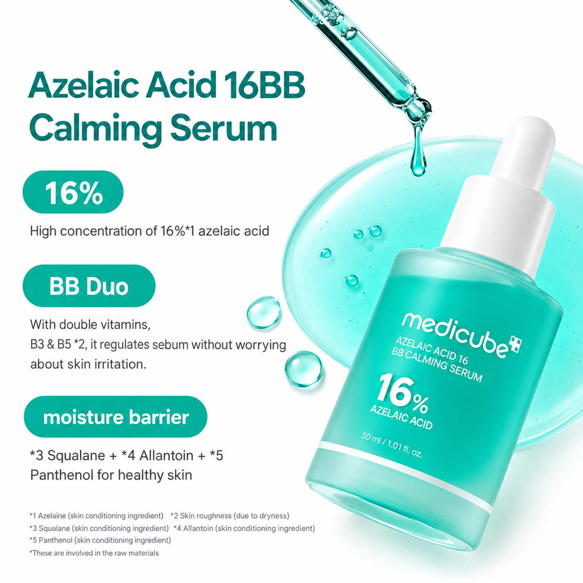 Medicube Azelaic Acid 16 Calming Serum