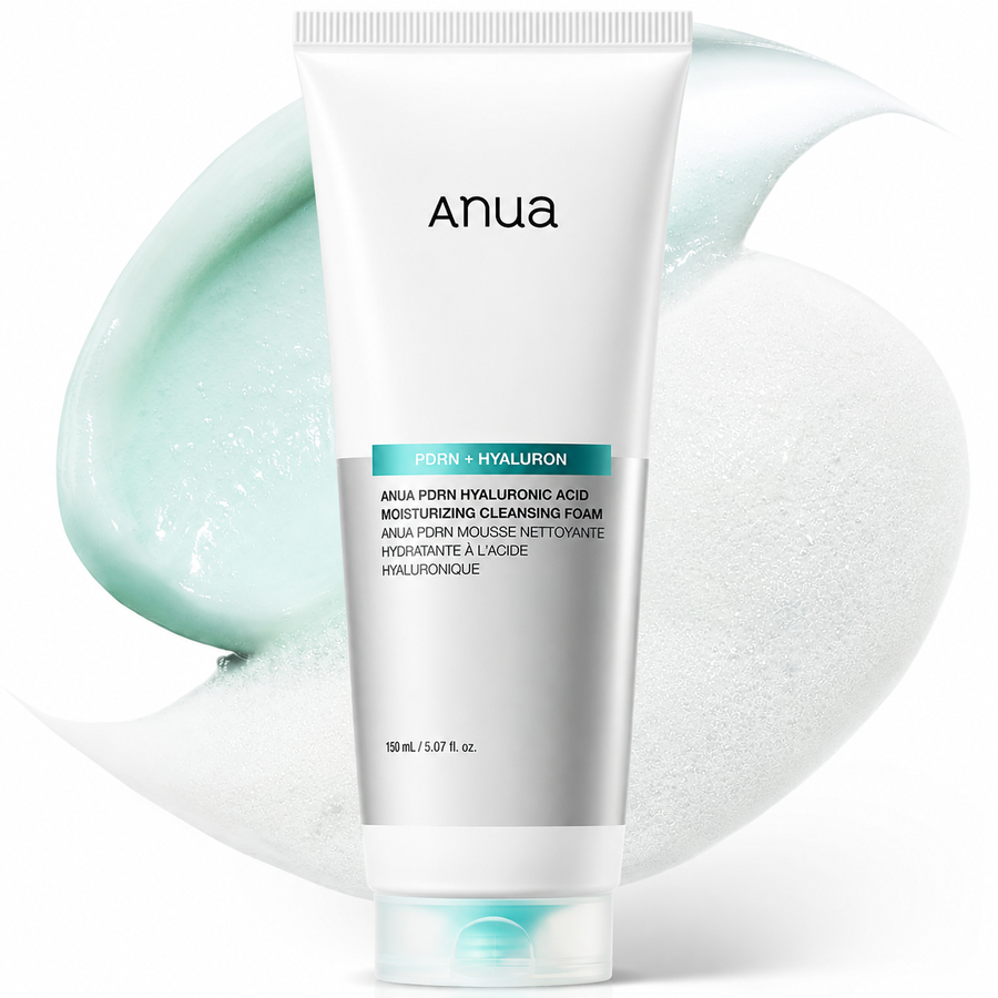 Anua PDRN Hyaluronic Acid Moisturizing Cleansing Foam