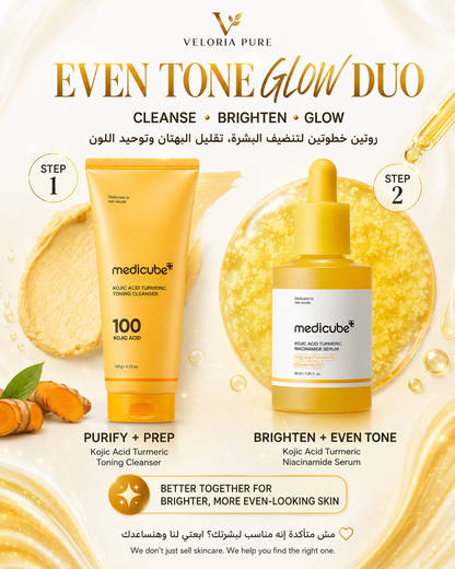 Medicube Even Tone Glow Duo Routine