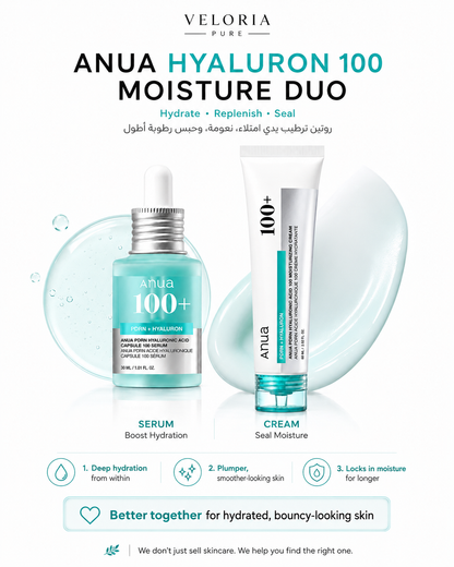 Anua Hyaluron 100 Moisture Duo