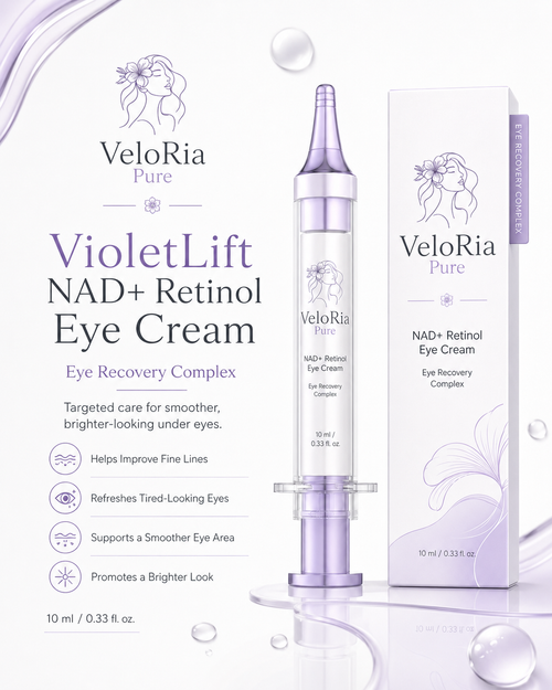 Veloria Pure VioletLift NAD+ Retinol Eye Cream