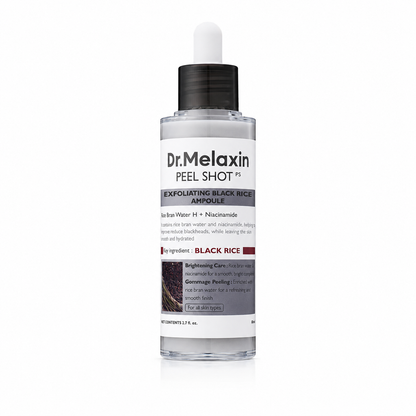 Dr. Melaxin Peel Shot Exfoliant Black Rice Ampoule