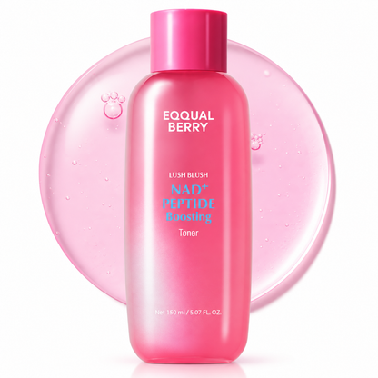 EQQUALBERRY Lush Blush NAD+ Peptide Boosting Toner