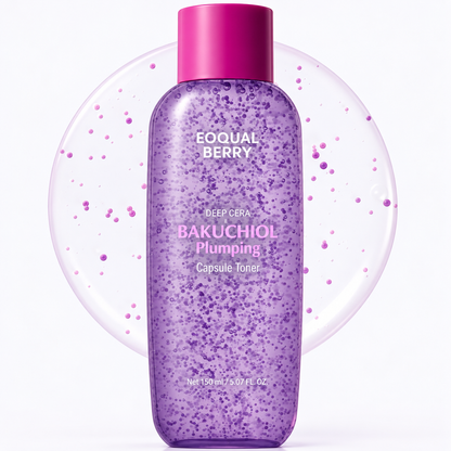 EQQUALBERRY Deep Care Bakuchiol Plumping Capsule Toner