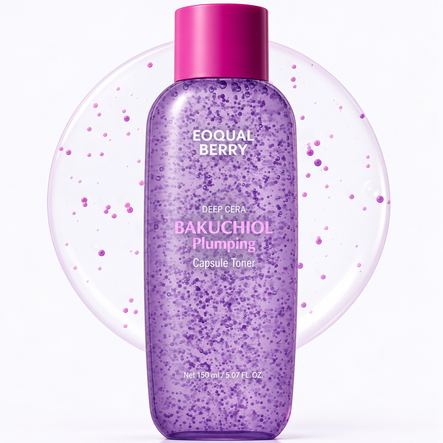 EQQUALBERRY Deep Care Bakuchiol Plumping Capsule Toner