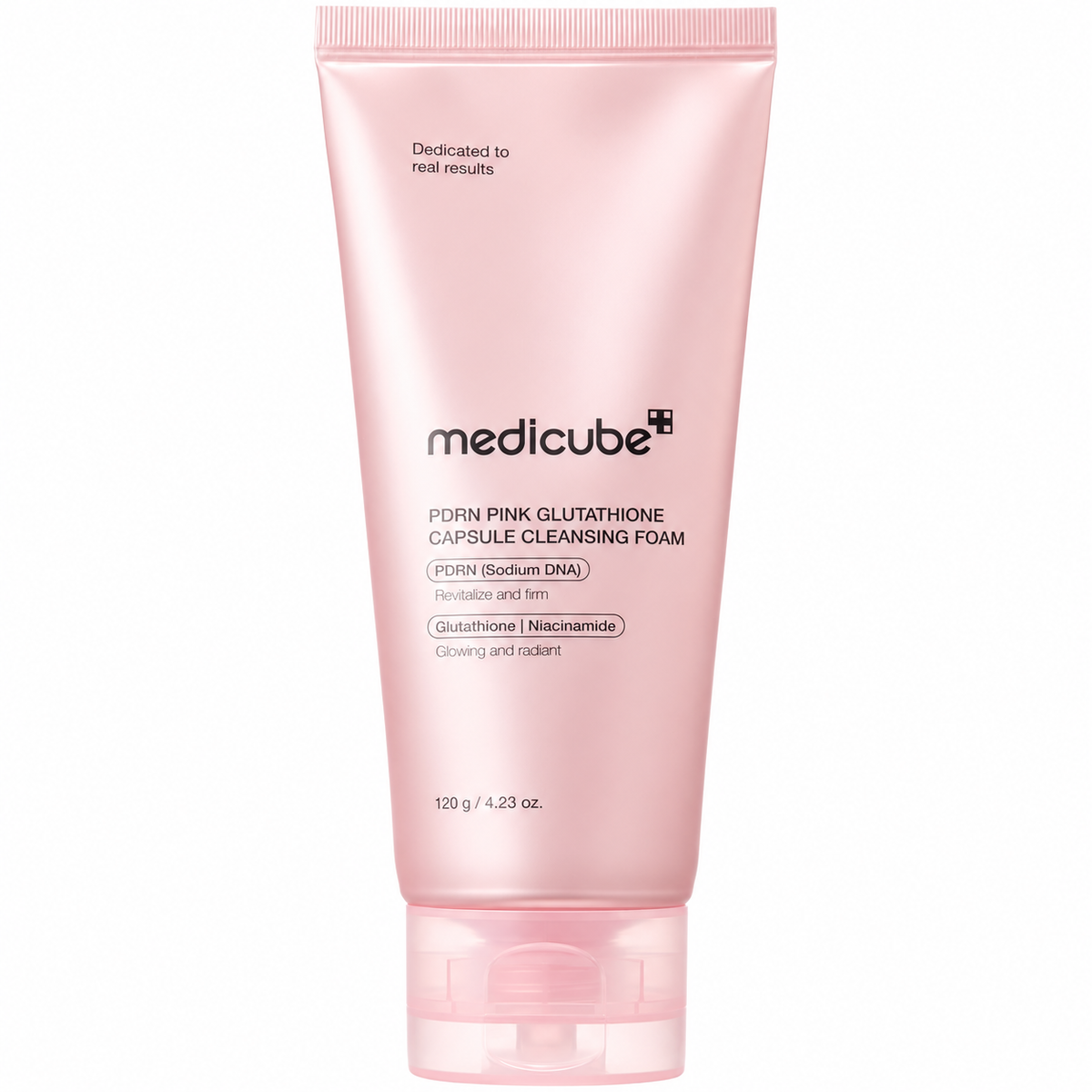 Medicube PDRN Pink Glutathione Capsule Foam Cleanser