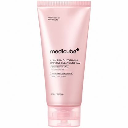 Medicube PDRN Pink Glutathione Capsule Foam Cleanser