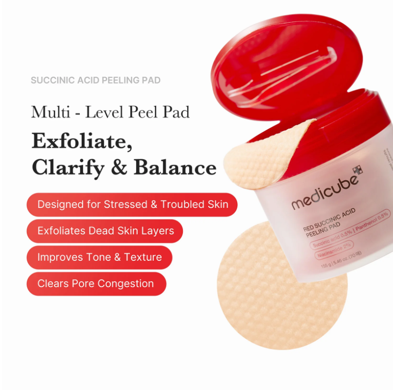 Medicube Red Succinic Acid Peeling 70 Pad