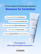 COSRX Ultra-Light Invisible Sunscreen SPF50 PA++