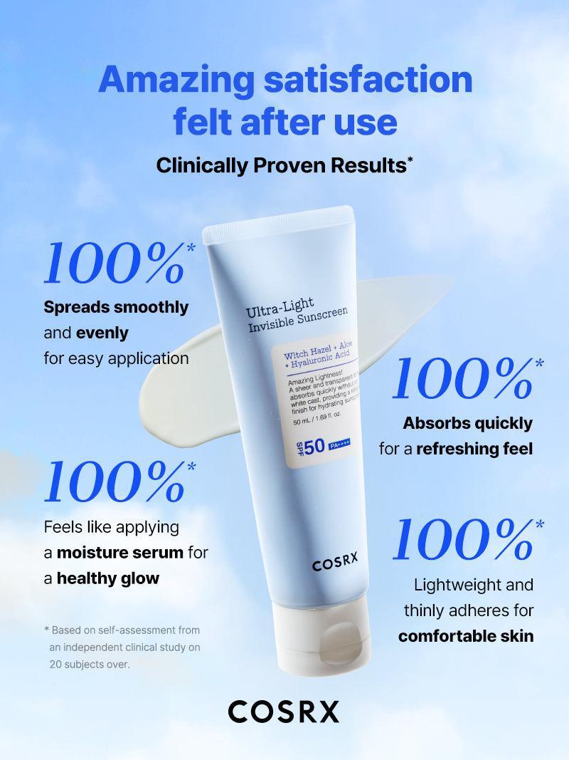 COSRX Ultra-Light Invisible Sunscreen SPF50 PA++